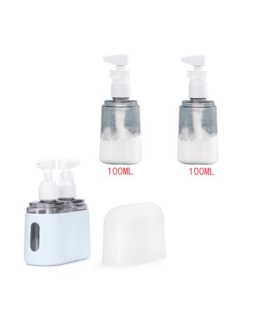 TSA Approved Travel Bottles Set - Refillable Spray and Pump Containers for Toiletries - Portable and Leakproof with Labels - Perfect for Creams, Perfumes, and Shampoos - Pink - Buy Online on SooperMarket.com
