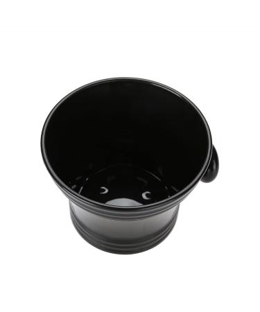 Black Plastic Shaving Bowl & Soap Dish - Men's Shaving Foam Cream Bowl for Effortless Grooming | International Shipping - Buy Online on SooperMarket.com
