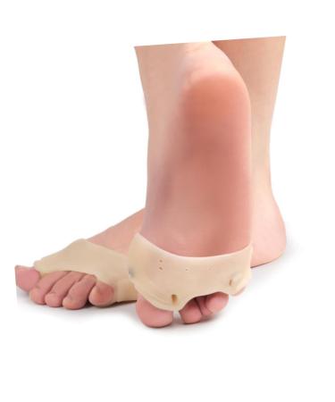 Healeved Magnetic Toe Splitter & Protector for Big Toe - 1 Pair | Orthotic Separator and Stretcher with Magnets | Toe Brace for Feet Alignment - Buy Online on SooperMarket.com