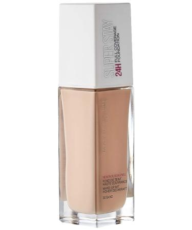 Buy Maybelline Super Stay 24h Liquid Foundation No. 30 Sand - Long-Lasting Makeup 30ml - Free International Shipping - Buy Online on SooperMarket.com