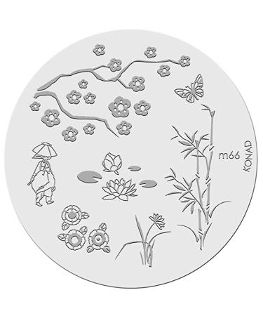 Konad stencil stamping stamping stencil M66
