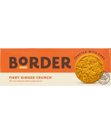 BORDER FIERY GINGER CRUNCH 135G - 12 PACK