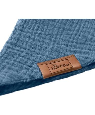 HUNTER Triangular Scarf NOLA - Blue LL Size | International Shipping Available - Buy Online on SooperMarket.com