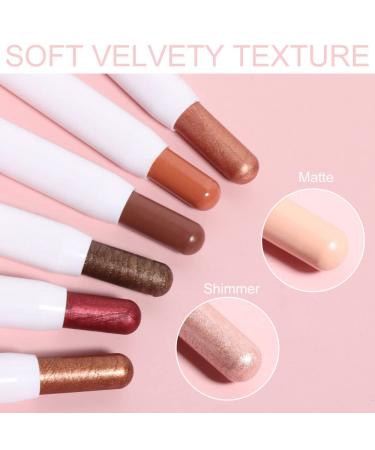Yeweian Creamy Eyeshadow Stick - 2 in 1 Matte and Shimmer Eye Shadow Pencil Crayon (Black Shimmer) | Long Lasting, Waterproof Glitter Eyeshadow Pen - Buy Online on SooperMarket.com
