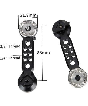 NICEYRIG Rosette Handle Kit with Extension Arm for 15mm DSLR Shoulder Pad Rig System - M6 Threaded - Buy Online on SooperMarket.com