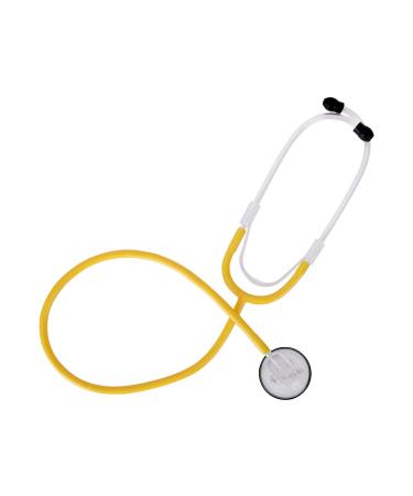 TK-1 Professional MR Safe Stethoscope Dual-Frequency Lemon Yellow