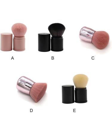 Dajidafu Makeup Brush Retractable Loose Powder Contouring Cosmetic Brushes Short Soft Artificial Fiber Replacement Beauty Make Up Tool Type 4 - Buy Online on SooperMarket.com