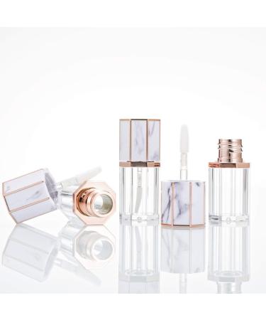 KALLORY 5ml Clear Lip Gloss Tubes with Wand | Bulk Lip Gloss Containers for Women | Empty Lipgloss Containers (5 Pcs) - Buy Online on SooperMarket.com