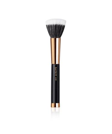 BAYJOY Foundation Makeup Brush Synthetic Fiber Face Kabuki Brush Porfessional High Density Eco Frriendly Cosmetic Tool with Flat Top Rose Gold