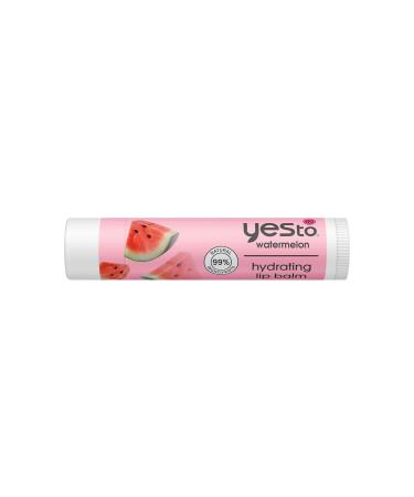 Yes To Watermelon Hydrating Lip Balm - 3-Pack | Non-Sticky Moisture Lock Natural & Cruelty-Free | Restores Dry Cracked Lips | 0.15 Oz Each - Buy Online on SooperMarket.com