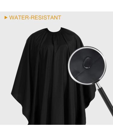 DreamGenius Professional Barber Cape - Waterproof Salon Cape for Men - Adjustable Closure - Ideal for Hair Cutting, Dyeing, and Coloring - Black - Sleeveless - 1 Count - Buy Online on SooperMarket.com