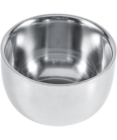 Premium Stainless Steel Shaving Soap Bowl for Men | Shaving Foam Tool & Brush | Perfect for Smooth Shaves - Buy Online on SooperMarket.com