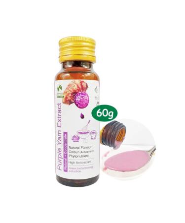 9x Ube Purple Yam 60gStandardized Extract Liquid. Yam Pure Flavour/Colour For Dessert/Drinks/Cake/Bread/Smoothies Making