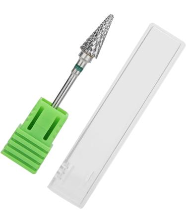 Tungsten Steel Nail Art Manicure Drill Electric Pedicure Manicure Grinding Head (Green Label) Gr nes Etikett - Buy Online on SooperMarket.com