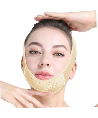 Double Chin Reducer V Line Facial Bandage Adjustable V Shaped Face Mask Soft Chin Strap for Women Chin Tightening and Lifting(Skin Color) - Buy Online on SooperMarket.com