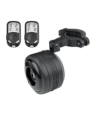 Electric Bike Bell Alarm Horn Waterproof with Remote Controller Anti-Theft Vibration Alarm Bike Horn with USB Rechargeable Function for Mountain Bike | Road Bicycle | Scooters etc