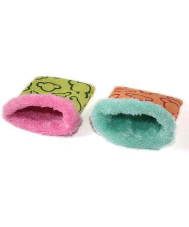Easy-topbuy Hamster Sleeping Bag Small Pet Nest For Hedgehog Squirrel Hamster Guinea Pig Sleeping Pouch With Warm Plush Inner And Waterproof Outer 13 X 12cm / 23 X 18cm (Color Random) S(13Â xÂ 12cm) - Buy Online on SooperMarket.com