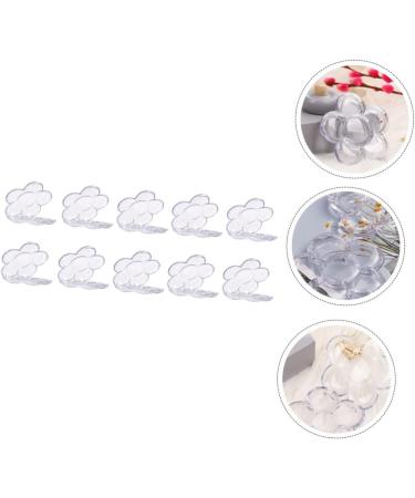 10pcs Packing Box Eyeshadow Blush for Cheeks Makeup Blush Lipstick Boxes Filling Cosmetics Travel 5x5cm Transparent Color - Buy Online on SooperMarket.com