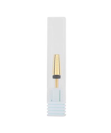 5 in 1 Nail Drill Bits Carbide Tapered Cone Cuticle Clean Bit Nail Art Pedicure Manicure Tools Accessories (Grain Available: XF F M C X)(X)