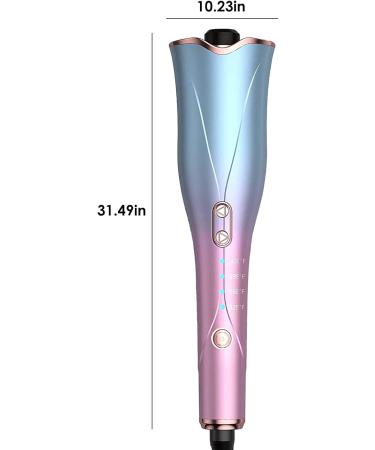 Rehomy Auto Rotating Curling Wand Hair Curler with 1 Rotating Barrel & 4 Temps & 3 Timer Auto Shut-Off for Hair Styling - Buy Online on SooperMarket.com