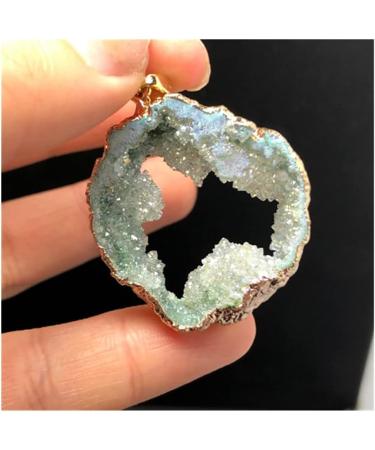 Crystal Rough Natural Crystal Rough Natural Blue Crystal Original Stone Crystal Necklace - Buy Online on SooperMarket.com