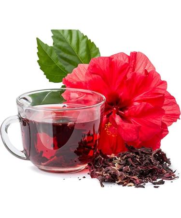 Hibiscus Flowers Tea for Healthy Living 100% Pure Naturally Grown Hibiscus Plant Loose Leaf Herbal Tea -100G