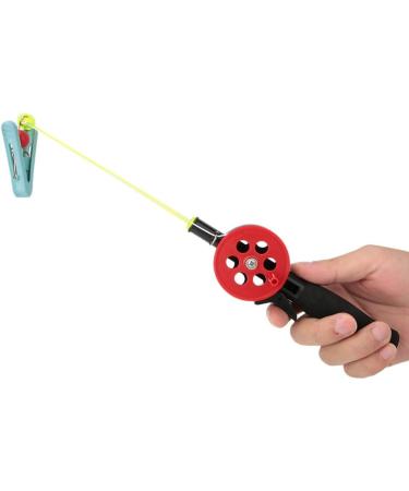 Dilwe Kids Fishing Rod - 2 Pack ABS Crab Ice Fishing Rods 4.5M with Nylon Line & Shrimp Clamp - International Shipping Available - Buy Online on SooperMarket.com