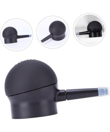 PLAFOPE 4 Pcs Silicone Nozzle Hair Fibers Pump Loose Powder Spray Powder Applicator Black - Buy Online on SooperMarket.com