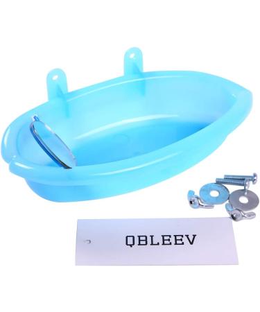 QBLEEV Bird Baths Tub with Mirror - Parrot Birdbath Shower Accessories for Small Birds and Parrots - Buy Online on SooperMarket.com