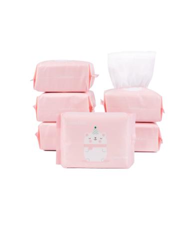 COTTONCARE Baby Dry Wipe,100% Cotton,dry wipe cotton tissues,baby sensitive skin,taking care of baby skin,7.9 x 4.7 in 6-Pack (600 Count)