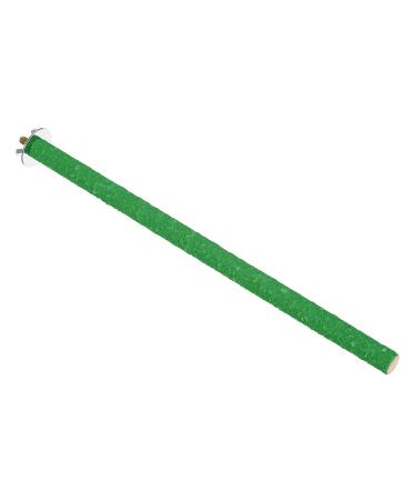 Patikil 0.6x11.8 Bird paw bird wood barsch stand cage accessories for small bird parrot love bird parlor parlor wave sittich green 0.6x11.8 "Green