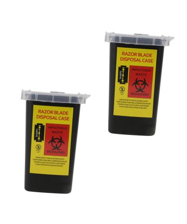 Beavorty 10 STK Klinge Storage Box | Disposable Container for Used Razor Blades & Broken Blades | Safe Plastic Lip & Mussel Shell Design - Buy Online on SooperMarket.com