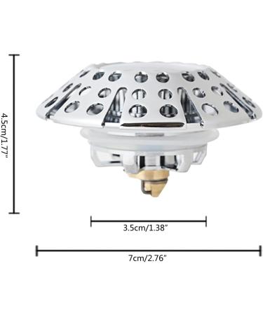 Versatile Sink Stopper Tub Drain Cover Convenient Bathroom Sink Drain Stopper Metal Perfect For Any Bathroom Tub Stopper - Buy Online on SooperMarket.com