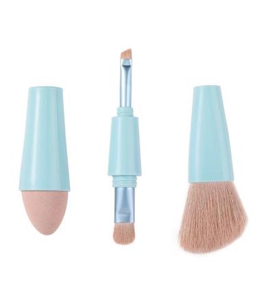 carrub Makeup Brush Glam Blend Eyeshadow Brush Set Foundation Brush Beauty Tool Multifunctional Portable Beauty Pen(Blue)
