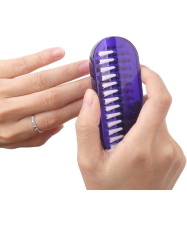 4pcs Nail Brush Two-sided nail brush cleaner Scrubbing Brushes for Nail Makeup (Random Color) - Buy Online on SooperMarket.com
