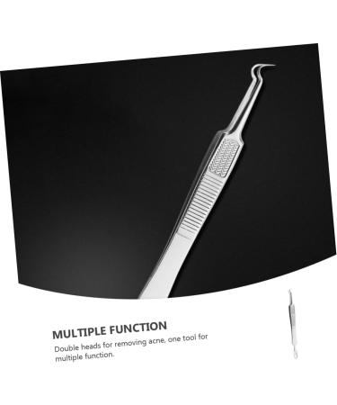 PLAFOPE 6 Pcs Clip Stainless Pimple Remover Blackhead Tweezers Tool Pimple Tools Silver Stainless Steel - Buy Online on SooperMarket.com