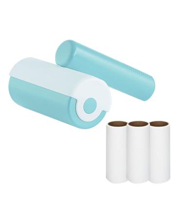 Lint Roller for Pet Hair 1 Handle with 3 Refills 180 Sheets 360 Rotatable Handle Extra Sticky Hair Remover for Clothes Removal Rodillo quitapelusas Fur Removal Tool Onecolor