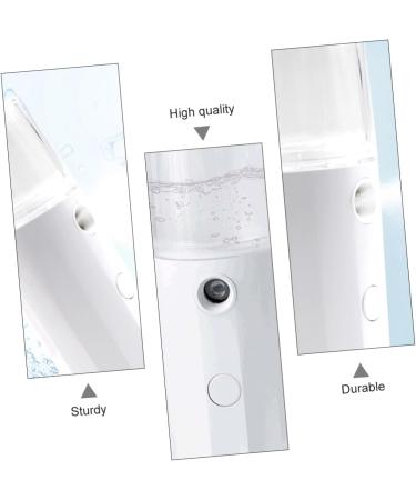BELLIFFY 1pc Hydrating Instrument Mini Mister Electric Mist Sprayer Face Steamer Cool Facial Mister White Abs - Buy Online on SooperMarket.com