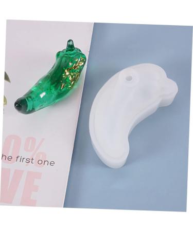 Tofficu Epoxy Resin Mold 1pc Resin Tool DIY Crafts Thanksgiving Casting Silicone for Chili Green Gel Simulate Home Pepper - Buy Online on SooperMarket.com