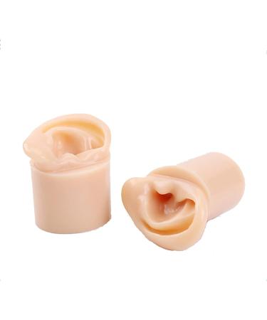Ear Model A Pair - Professional Simulated Ear Template Imitation Soft Soft Silicone Soft Ear Display Products Actual Ear Mold Sample - Buy Online on SooperMarket.com