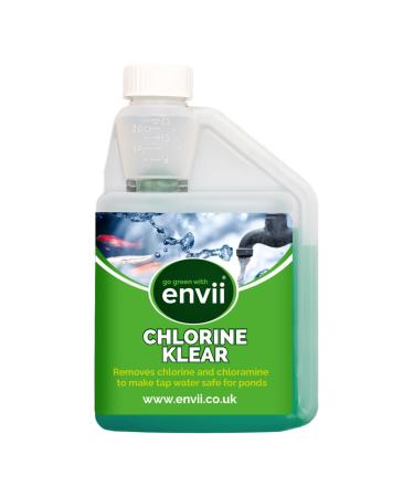 envii Chlorine Klear - Pond Chlorine Remover & Water Conditioner - Treats 12 500 Litres of Water Dechlorinator Makes Water Safe for Fish