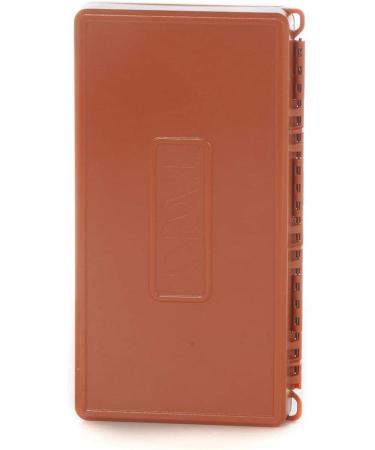 Fishpond Tacky Double Haul Silicone Slit Fly Box - Burnt Orange | Lightweight & Durable Fly Fishing Storage - Buy Online on SooperMarket.com