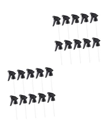 FRCOLOR 20 PCS spray bottle nozzle mist spray head replacement spray nozzles bottles spray nozzle top pump dispensers standard nozzle detangler spray plastic hair black pepper Miss 20x9.5cmx2pcs