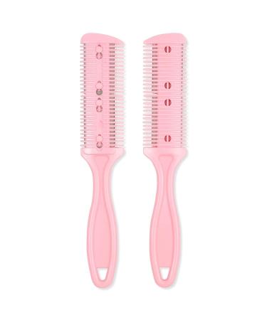 Glamlily 4 Pack Hair Thinning Razor Comb Set for Women - Assorted Colors, 7.1x1.2 inches - Buy Online on SooperMarket.com
