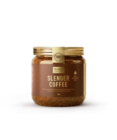 Protein World Instant Italian Slender Coffee Granules With Green Tea Extract And Guarana Extracts 50 Serving 250g