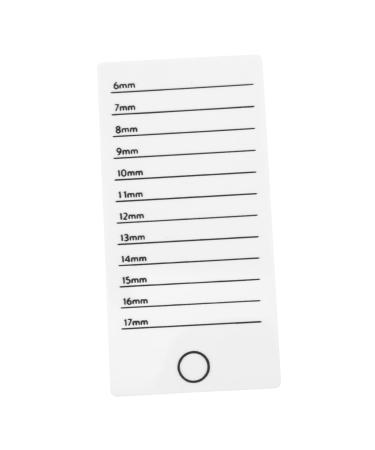 Eyelash Display Board Eyelash Grafting Tool Lash Extension Tool Beauty Salon Tool Eyelash Extension Tray Grafting Eyelash Tray False Eyelashes Holder Eyelash Display Pallet 10.2X5.2X0.3CM