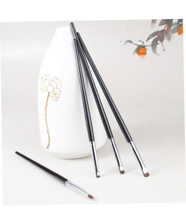 Mikinona 4pcs Eyeliner Brush Eye Brush for Makeup Eye Precision Brush Black Makeup Brush - Buy Online on SooperMarket.com