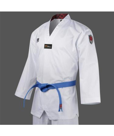 Mooto Korea Taekwondo Basic 4.5 Uniform BS4.5 Dobok White Neck WT Logo TKD Martial Arts MMA 190 (Height : 190199cm)(6.236.53ft) - Buy Online on SooperMarket.com
