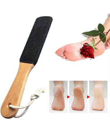 Dajidafu Foot Scrubber Wood Handle Feet Skin File Personal Care Supplies Rasp Accessory Pedicure Tool Scraper for Home Salon Use - Buy Online on SooperMarket.com