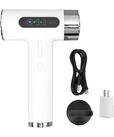 Cordless Hair Dryer - 300W USB Rechargeable Travel Blower 100000RPM High-Speed Portable Hair Dryer for Home Hotel Dorm Outdoor - Hot & Cold Wind (US Plug - Buy Online on SooperMarket.com